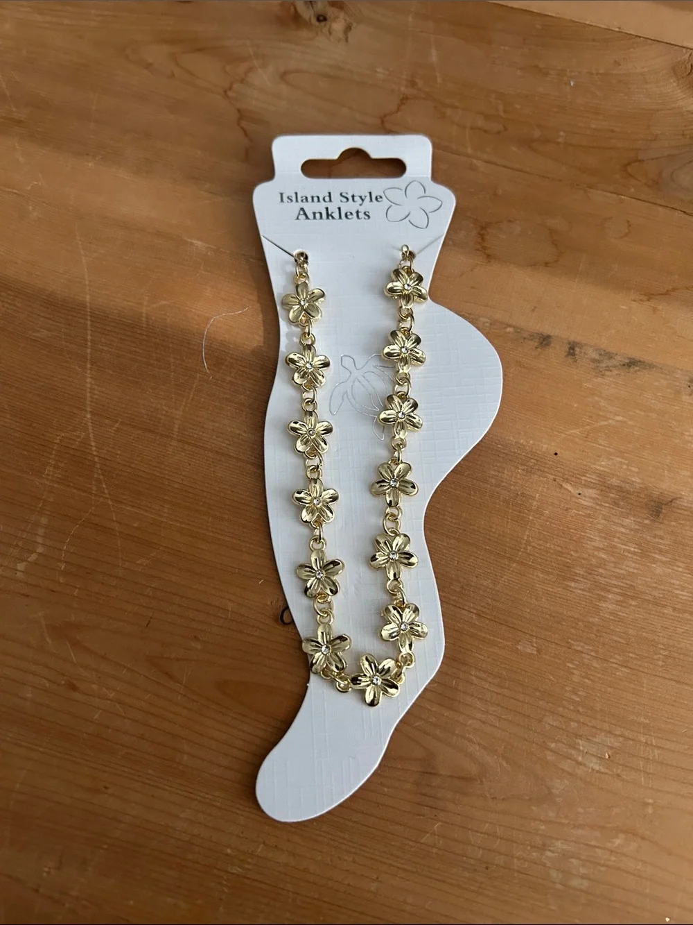 N/A gold floral